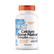 Doctors Best Calcium Bone Maker Complex with MCHCal Supports Bone Health Muscular Skeletal & Vascular Health 180 Caps